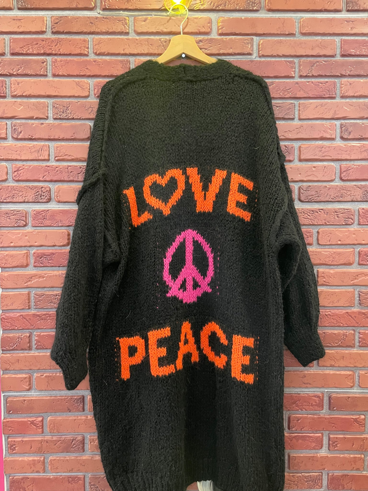 CARDIGAN LOVE & PEACE