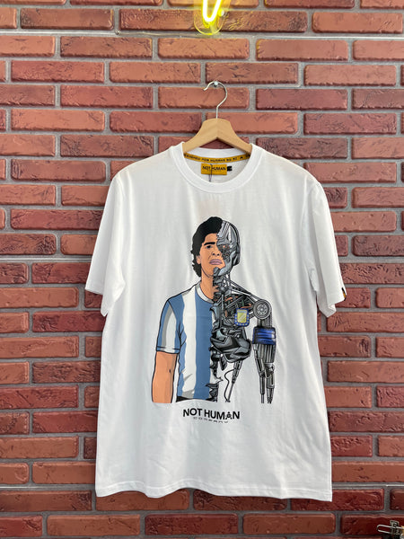 CAMISETA NOT HUMAN- MARADONA