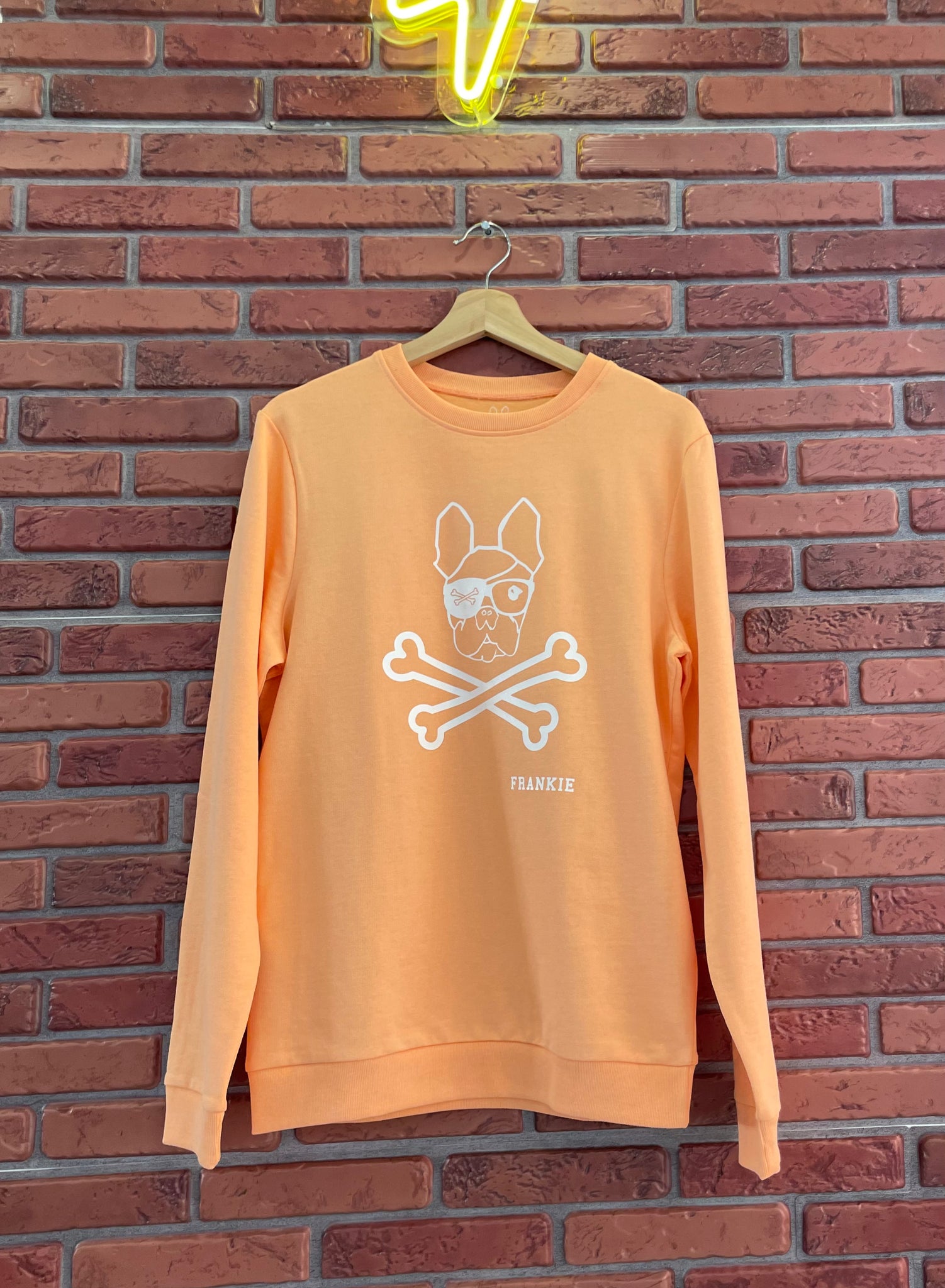FRANKIE-Sudadera bulldog skull